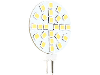 Luminea LED-Stiftsockellampe, 15 LEDs, G4 (12 V), kaltweiß, 10er Set