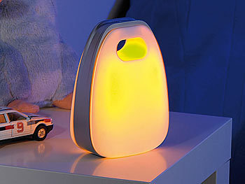 Tischlampe Akku kabellos: Lunartec Designer-Akku-LED-Deko- & Leselicht - warmweiß