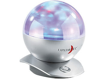 Lunartec Laser-Kugel-Lampe mit Polarlicht-Effekten
