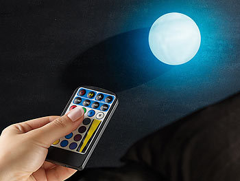 Lunartec Dimmbare LED-Effektkugel mit Fernbedienung (Versandrückläufer)