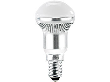 Luminea 3x1W LED-Energiespar-Reflektorlampen R50 E14, kaltweiß, 185 lm