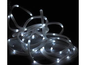 Solar LED Lichterkette Lichterschlauch 75 LED Leuchten ca 7,5 Meter warmweiß 545