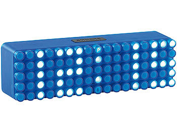 infactory LED-Designer-Wecker "Blue 24"