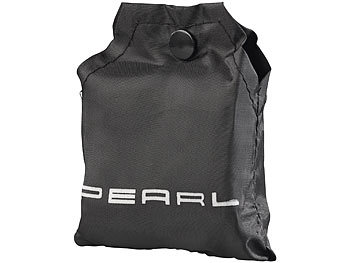 PEARL 3er-Set faltbare Einkaufstaschen mit Schutzhülle, 17,5 Liter