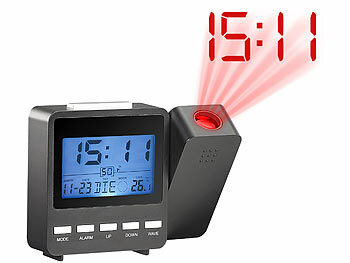 Sveglia Digitale LCD Con Funzione Snooze, Calendario E Termometro – Orologio Da Tavolo A Batteria, Illuminazione A Sensore