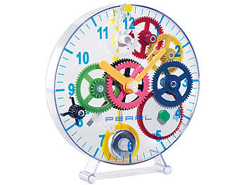 Uhrenbausatz: PEARL Meine erste Uhr: Pendeluhr-Bausatz für Kinder