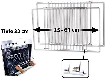 verchromt Universal Gitter/-Ablagefach für Kühlschrank/Gefrier... verstellbar 