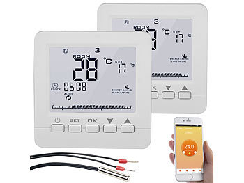 WiFi LCD Thermostat Digitaler Temperaturregler Raumthermostat Fußbodenheizung