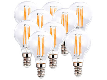 Warmweisse E14 LED-Filament-Lampen