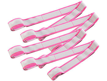 Speeron 4er-Set Fitnessbänder - Gummibänder mit Handschlaufen, 85 cm
