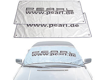 PEARL 2er-Set Auto-Sonnenschutz- & Anti-Eis-Folien, reflektierend