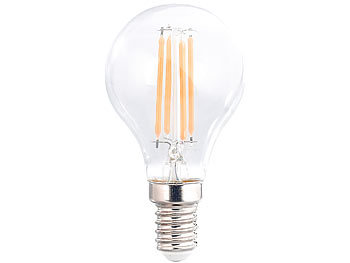 LED-Filament-Leuchtmittel als Beleuchtung bei Nacht, Finsternis und Dunkelheit