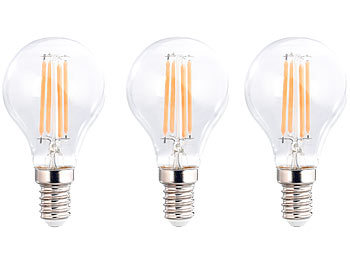 Warmweiße E14 LED-Filament-Lampen