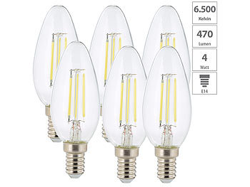 LED-Tropfen-Lampe E14 5W kaltweiß 420lm Leuchtmittel Birne E-14 Glühbirne 
