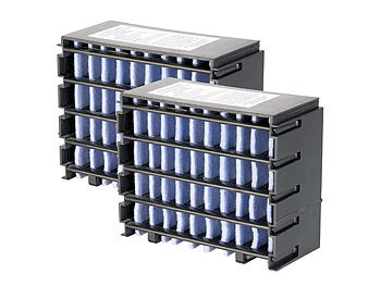 2in1-Tisch-Luftkühler: Sichler 2er-Set Ersatzfilter für Tisch-Luftkühler und -Luftbefeuchter LW-110