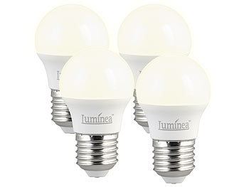 Lampe,Warmweiß,Kunststoffmantel 4x 5W LED leuchtmittel,Glühbirne E27 