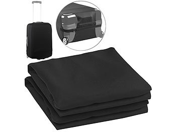 Koffercover: Xcase 2er-Set elastische Schutzhülle für Koffer bis 42 cm Höhe, Größe S