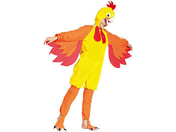 infactory Kinder Faschings-Kostüm "Funny Chicken",Größe 128