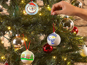24 Stk Weihnachtskugeln Christbaum Ornament Kugel Weihnachts-dekor 12 Farben 