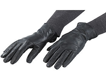 Damen  Echt Leder Handschuhe Gefüttert  Gr  S   M   L   XL   XXL   /N30 