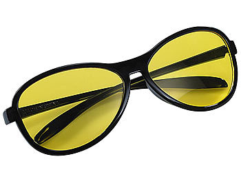 DE Nachtsichtbrille UV Auto Nachtfahrbrille Sonnenbrille Kontrast Brille 