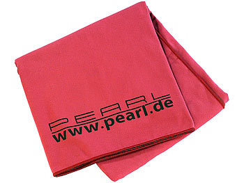 Mikrofaser Handtücher: PEARL Extra saugfähiges Mikrofaser-Badetuch, 180 x 90 cm, weinrot