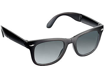 PEARL 2er-Set faltbare Sonnenbrille mit UV-Schutz 400