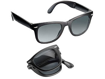 PEARL 2er-Set faltbare Sonnenbrille mit UV-Schutz 400