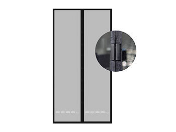 Fliegengitter Tür: PEARL Selbstschließendes Fliegennetz für Türen mit 82 - 86 cm Innenbreite