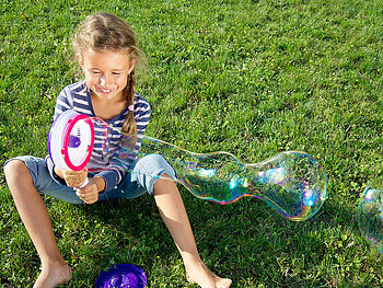 Playtastic Zauber-Seifenblasen 6er-Set haltbare Seifenblasen zum Anfassen Seifenblasen Spiele