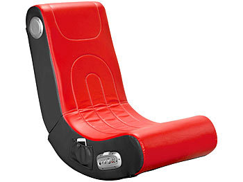 Sessel mit Lautsprecher: Mod-it Soundsessel mit 2.1-System für Gaming und Musik (rot)