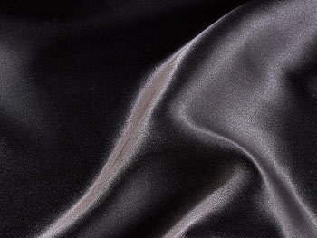 Wilson Gabor Luxuriöser Seiden-Satin-Kissenbezug, 70x50, schwarz