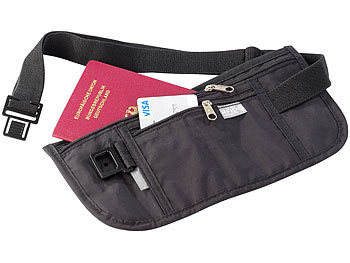 Gürteltasche Bauchtasche Geldbeutel Geldtasche Tasche RFID Blocker Reisetasche 
