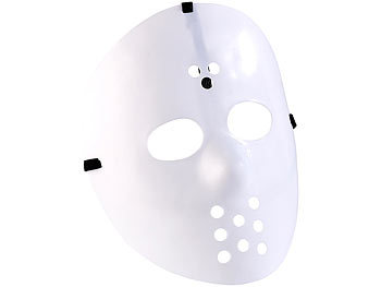 Hockey-Maske fÃ¼r Halloween, weiss / Masken