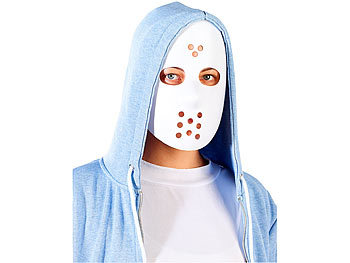 infactory Hockey-Maske für Halloween, weiß