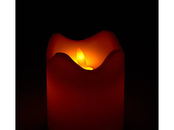 LED-Kerzen mit bewegter Flamme