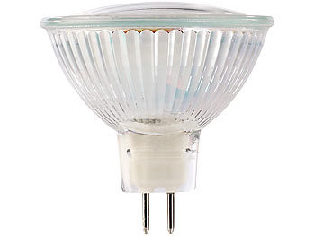 Luminea LED-Spotlight, Glasgehäuse, GU5.3, 2,5W, 12V, 240 lm, weiß, 10er-Set