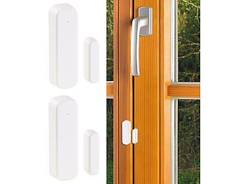 2er-Set Funk-Tür- & Fenster-Sensoren für Alarmanlage der XMD-Serie