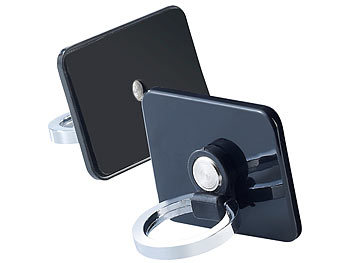 Callstel 2er-Set Mini-Ring-Ständer und -Halterung für Smartphones und Tablets