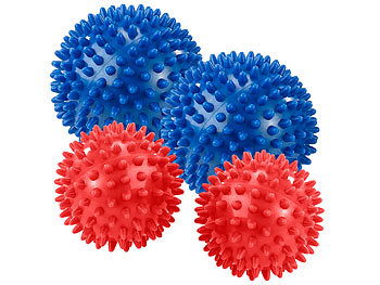Handheld Selbst-Massagegerät  Fußmassage ball mit 2Massagebälle Blau Rot 