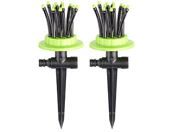 Sprenger: Royal Gardineer 2er-Set flexible Gartensprinkler mit 12 biegsamen Düsen