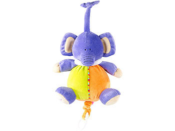 Kinder-Spieluhr: Playtastic Niedliche Kuschel-Spieluhr "Otto, der Elefant"