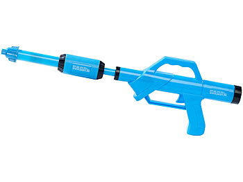 Wassergewehr mit 1000ml und 7m Reichweite Wasser-Spielzeug für Kinder 01 Stück - orange com-four® Wasserpistole XL mit Pumpfunktion