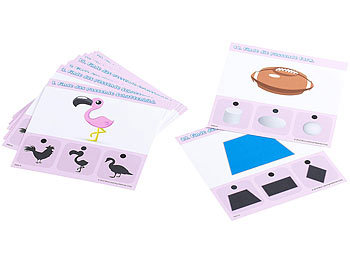 Spielzeuge zum Lernen: Playtastic Lernkarten-Set "Formen" für NX-1189, 60 S.