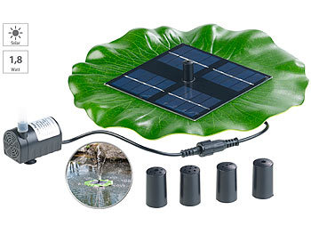 Pictury Solarpumpe ， Solarbetriebene Springbrunnenpumpe ， Stabiler schwimmender LED-Springbrunnen mit automatischem Farbwechsel für den Gartenteich-Pool 