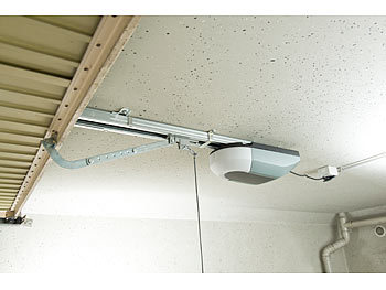 Lescars Garagentoröffner: WLAN-Garagentorantrieb für 15-m²-Tore, 1.000