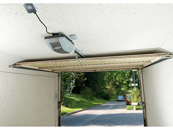 Lescars Garagentoröffner: WLAN-Garagentorantrieb für 15-m²-Tore, 1.000