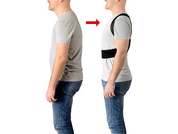 newgen medicals Geradehalter zur Haltungs-Korrektur für Schultern und Rücken, Größe S