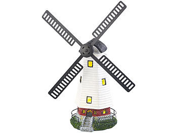 Beleuchtete Deko-Windmühle