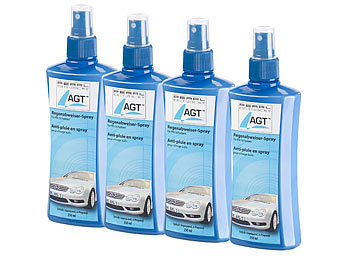 AGT Autopflege: 4er-Set Regenabweiser-Spray für Kfz-Scheiben, je